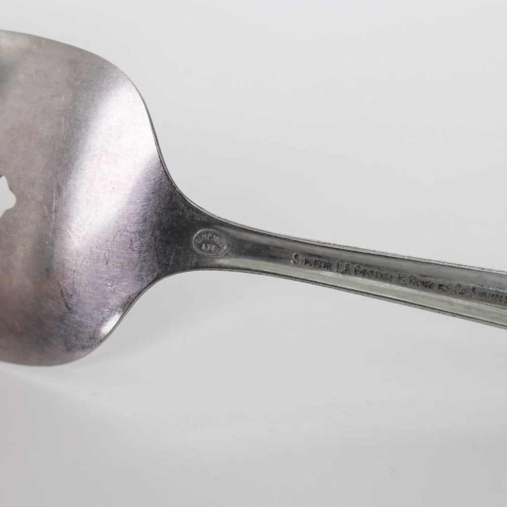 Oneida Ltd Simeon L‎ & George H Rogers stainless Sunrise Cake Pie Server OHS49